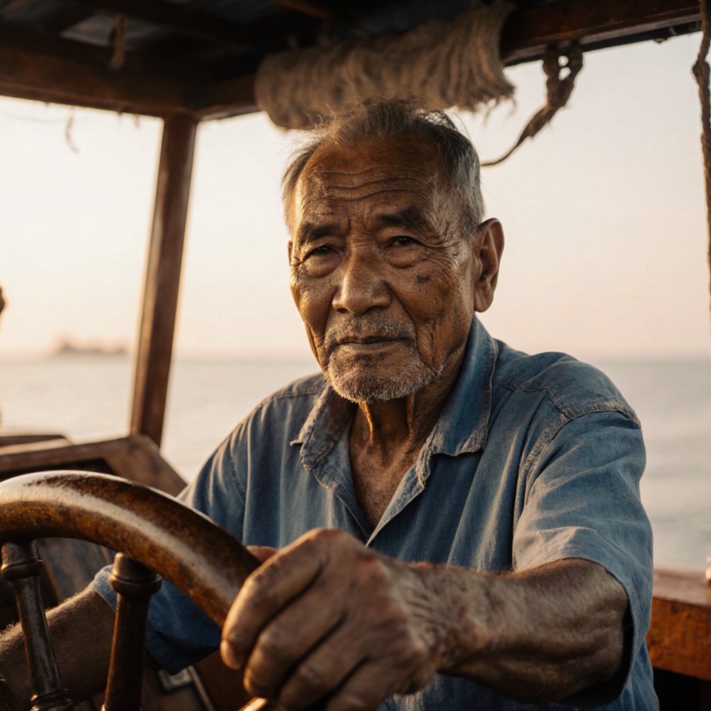 Mr. Tu, longtail captain on Samui's east coast