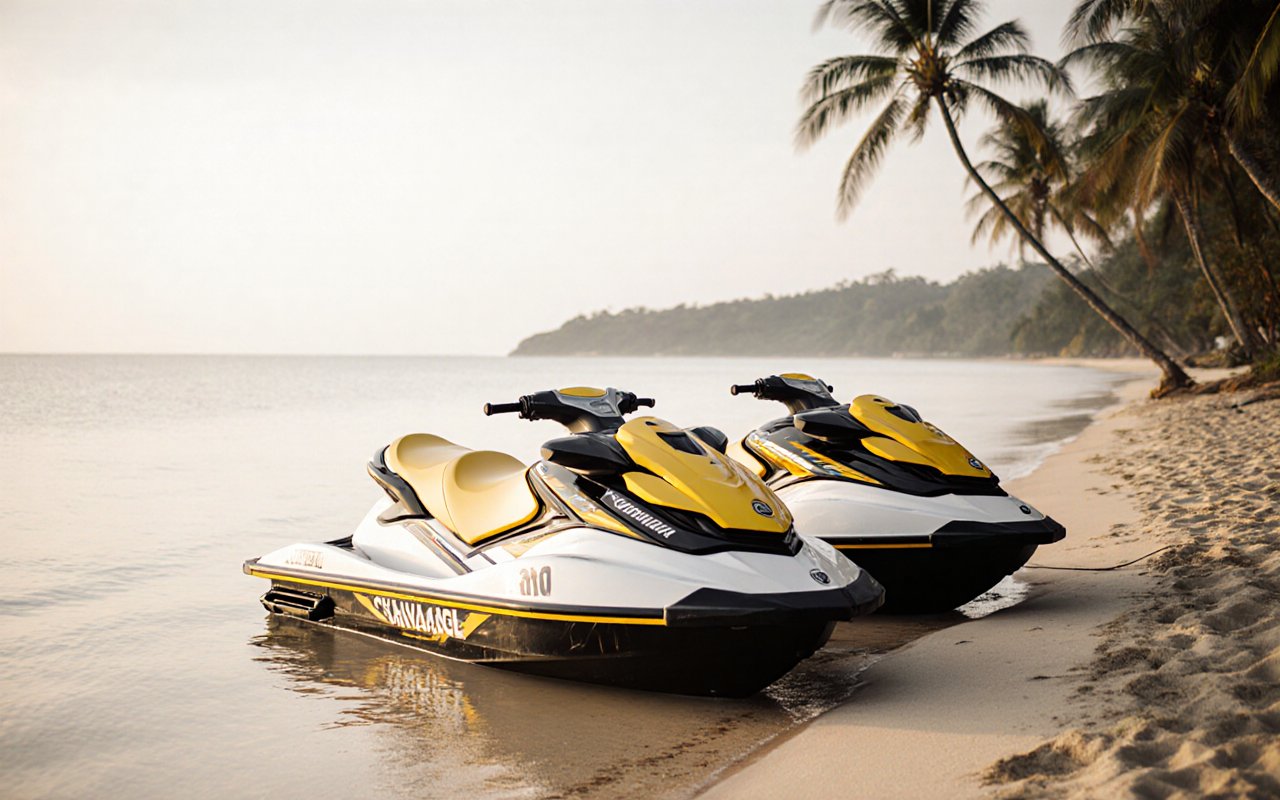 Jet skis on Chaweng beach