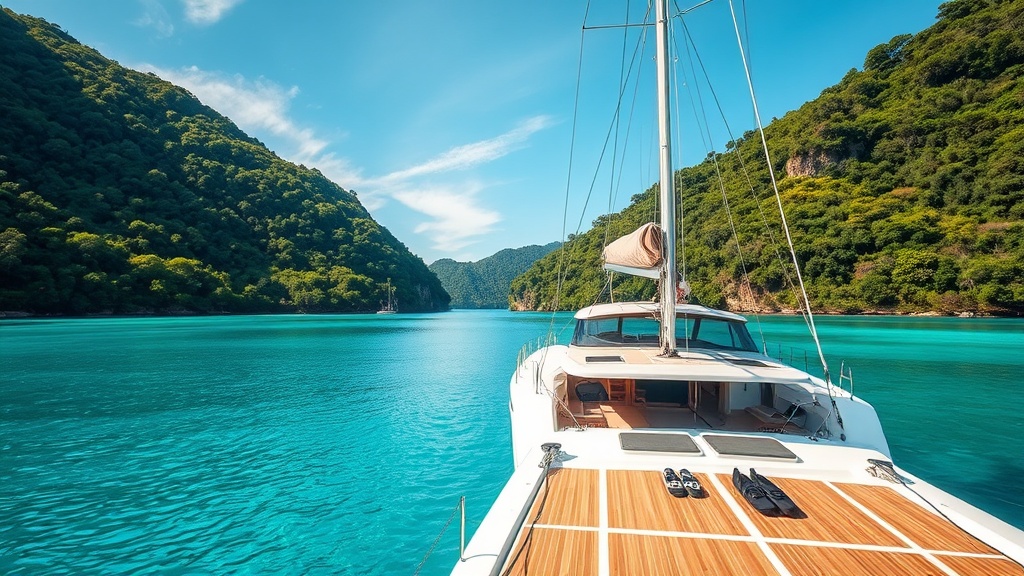 Large sailing catamaran GVN