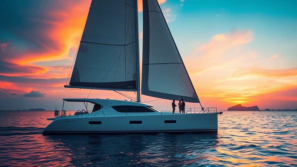 Vickey sailing catamaran