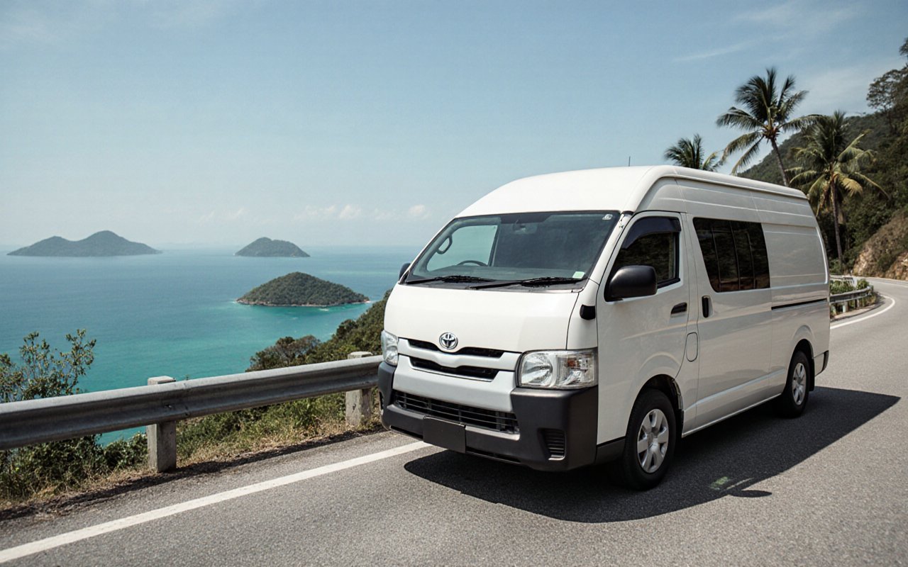 Private air-con van on Samui